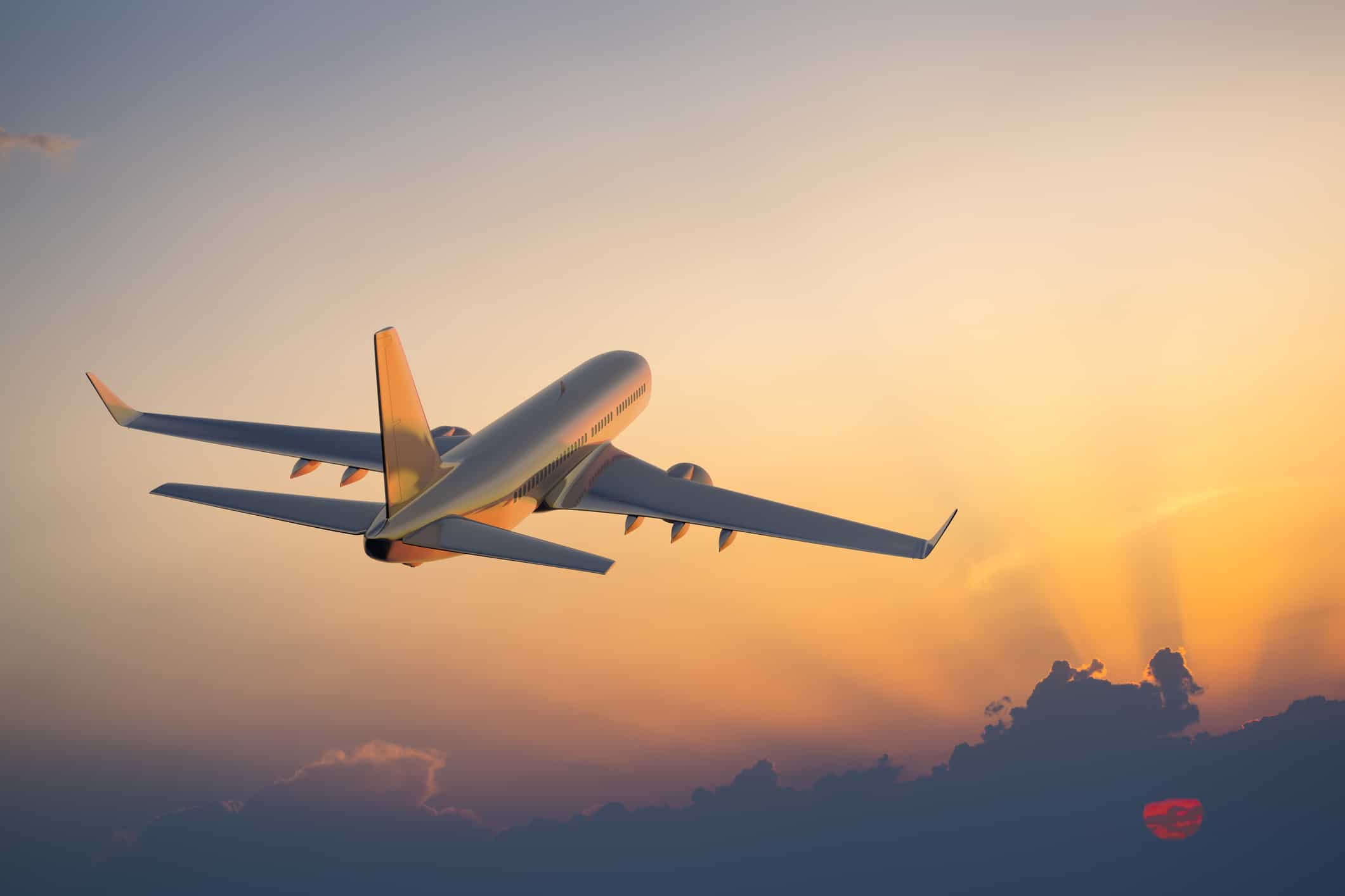 airplane flying in the sky