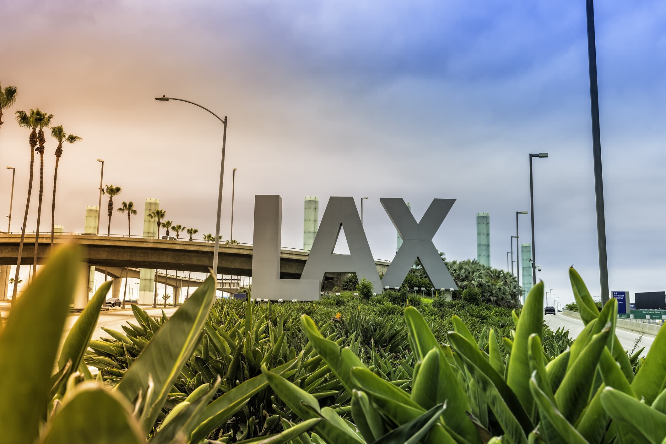 LAX Airport sign