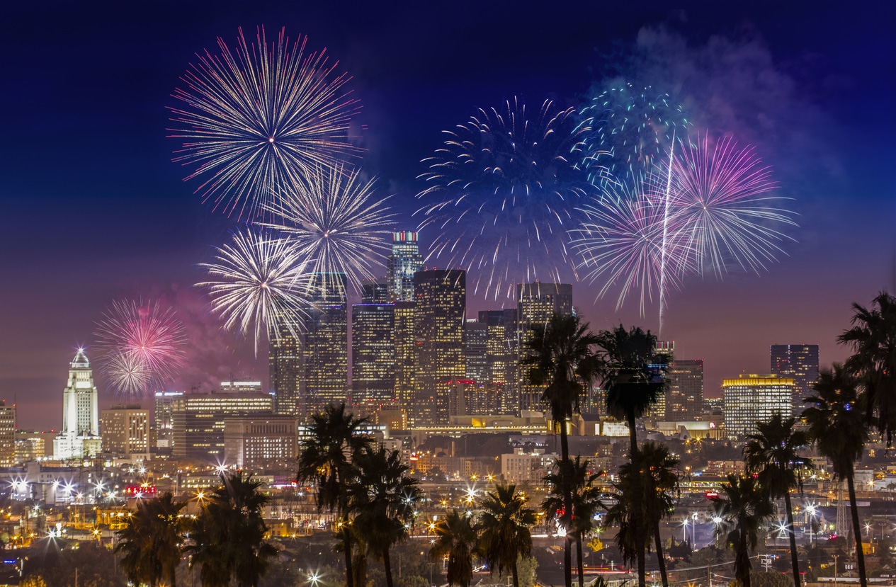 DTLA Fireworks